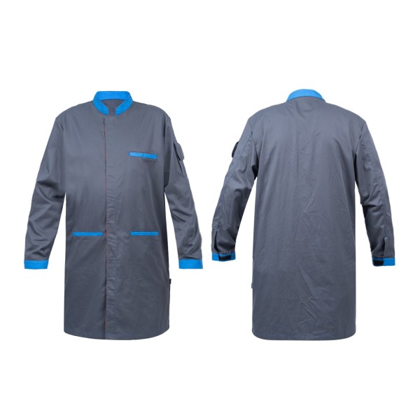 Blouse de travail homme col mao