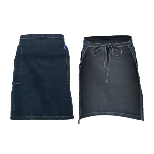 Petit tablier fermeture taille avec 2 lacets