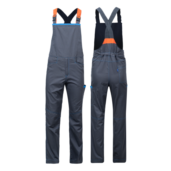 Salopette de travail homme avec biais contrastées